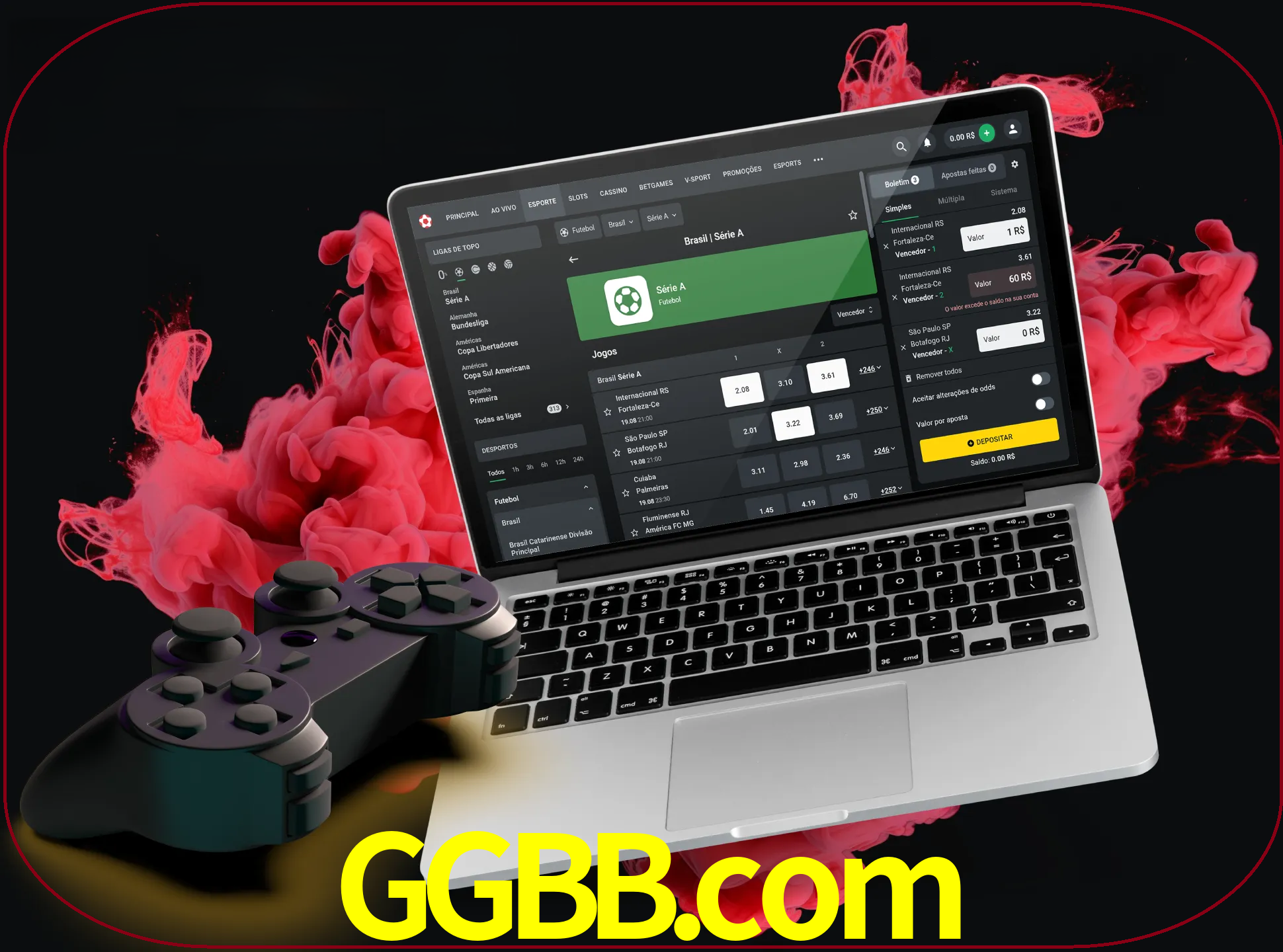 Visite a secção especial de jogos de vídeo em ggbb para descobrir em que jogos pode apostar e ganhar muito dinheiro.